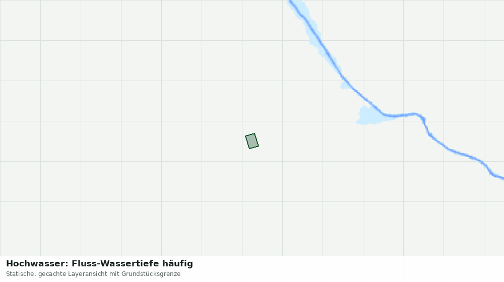 Statische Kartenansicht: Hochwasser: Fluss-Wassertiefe häufig