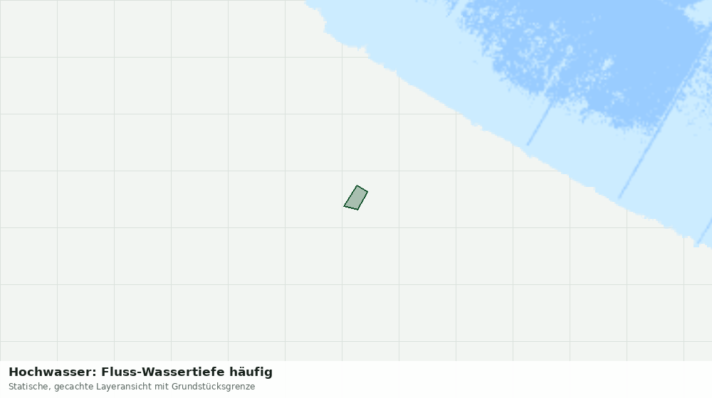Statische Kartenansicht: Hochwasser: Fluss-Wassertiefe häufig