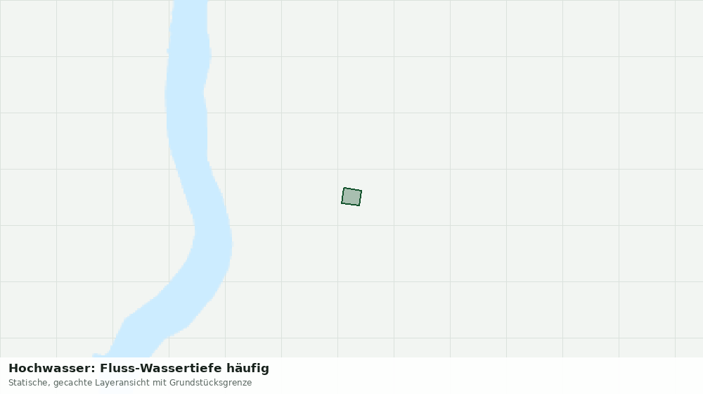 Statische Kartenansicht: Hochwasser: Fluss-Wassertiefe häufig