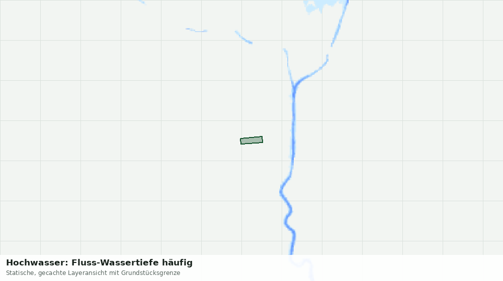Statische Kartenansicht: Hochwasser: Fluss-Wassertiefe häufig