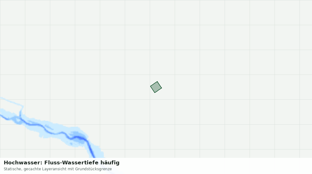 Statische Kartenansicht: Hochwasser: Fluss-Wassertiefe häufig