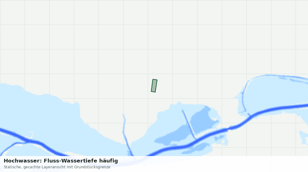 Statische Kartenansicht: Hochwasser: Fluss-Wassertiefe häufig