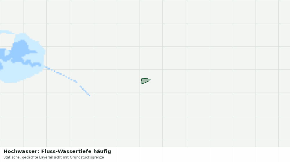 Statische Kartenansicht: Hochwasser: Fluss-Wassertiefe häufig