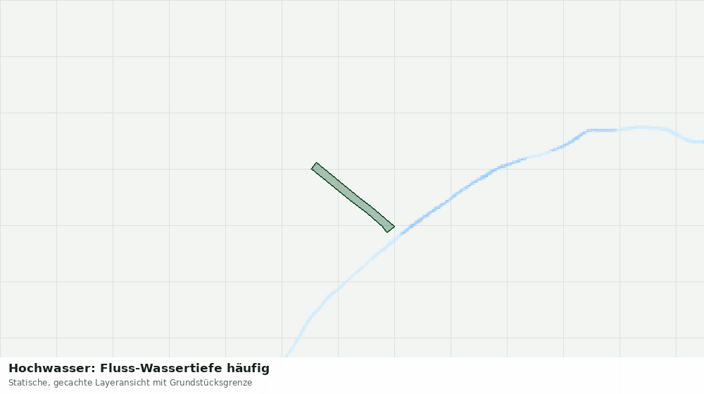 Statische Kartenansicht: Hochwasser: Fluss-Wassertiefe häufig