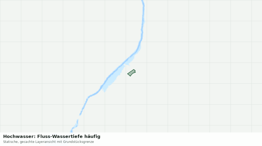 Statische Kartenansicht: Hochwasser: Fluss-Wassertiefe häufig