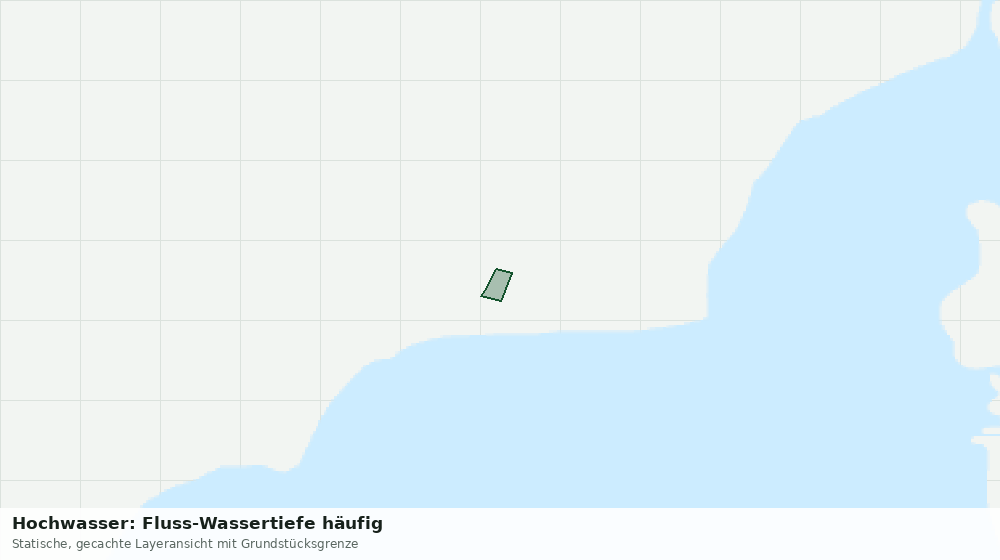 Statische Kartenansicht: Hochwasser: Fluss-Wassertiefe häufig