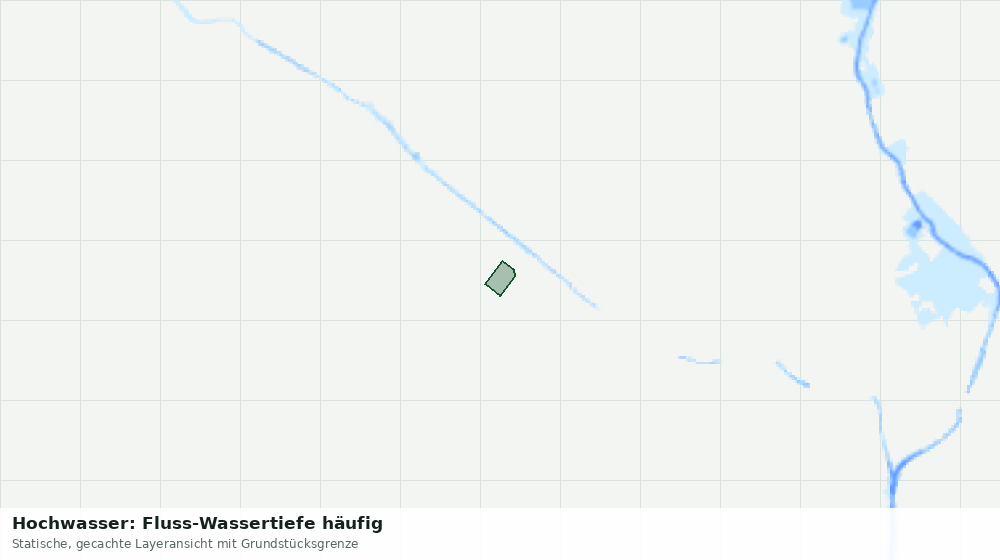 Statische Kartenansicht: Hochwasser: Fluss-Wassertiefe häufig