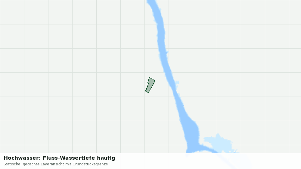 Statische Kartenansicht: Hochwasser: Fluss-Wassertiefe häufig