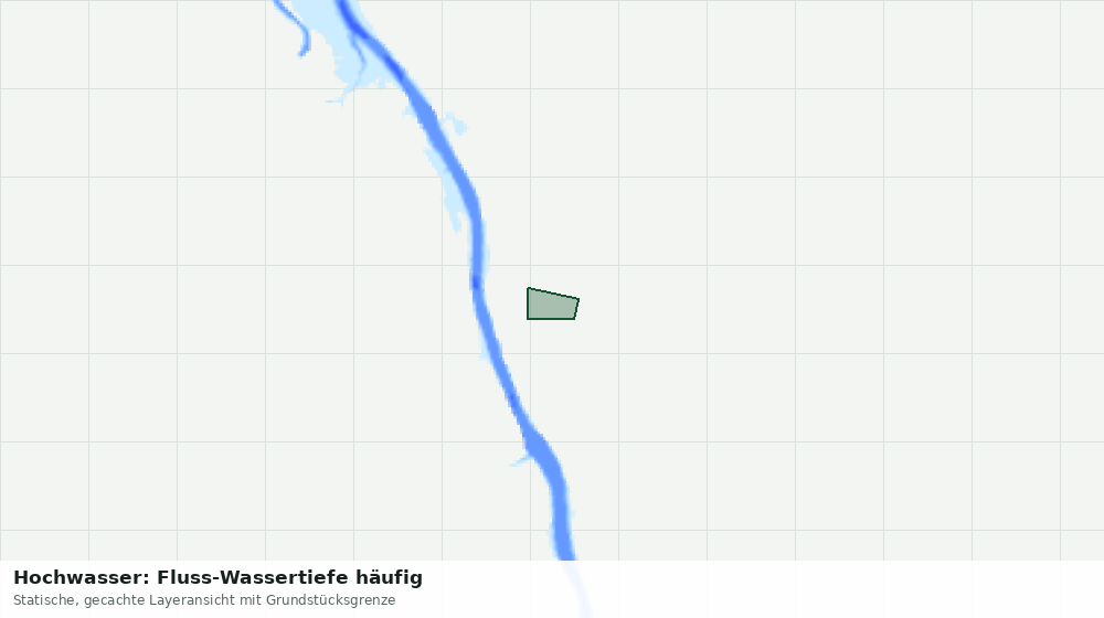 Statische Kartenansicht: Hochwasser: Fluss-Wassertiefe häufig