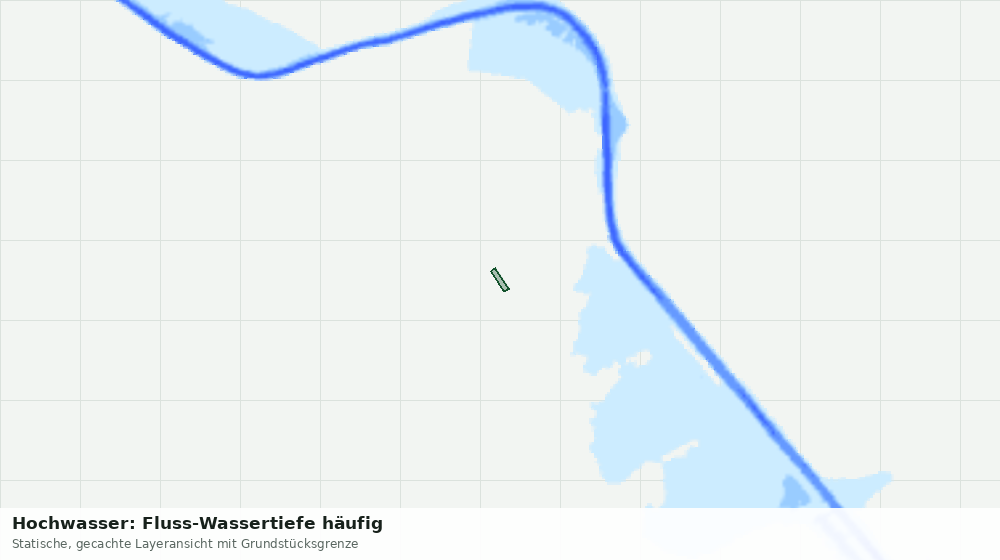 Statische Kartenansicht: Hochwasser: Fluss-Wassertiefe häufig